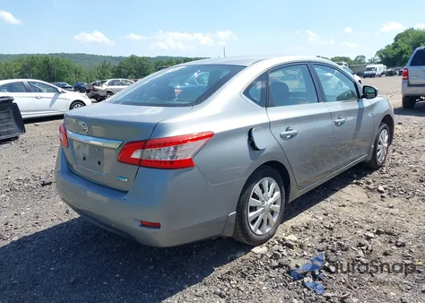 2013 Nissan Sentra S from USA, damaged, VIN 3N1AB7AP0DL720252